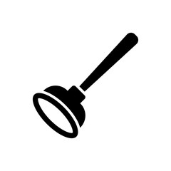 plunger - plumbing icon vector design template
