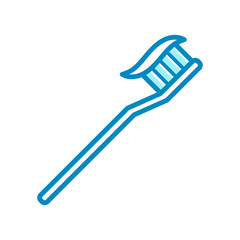tooth brush icon vector design template