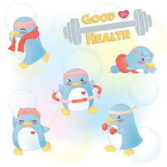 penguins play sport for good health