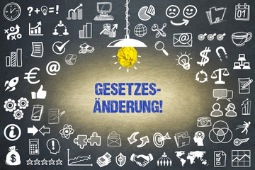 Gesetzesänderung! 