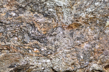 Steinmauer einer Ruine in Irland Glendalogh