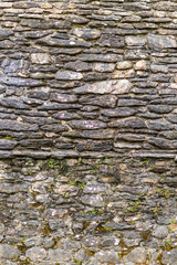 Struktur, Textur von Stein und flechten in Irland