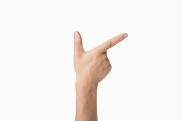 hand gesture which means eight in china