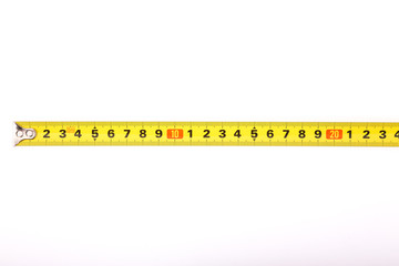 measuring tape isolated on white background