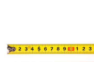 measuring tape isolated on white background