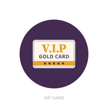 Golden and platinum VIP card template