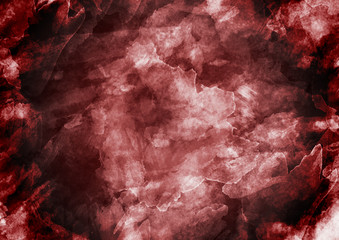 Red watercolor dirty background