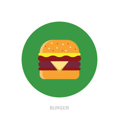 Burger icon vector. Burger logo for web design. Hamburger symbol illustration.