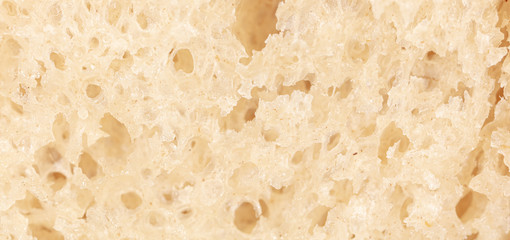 White wheat bread as an abstract background