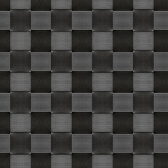black and dark gray square background. seamless dark tiled surface. abstract geometric pattern.