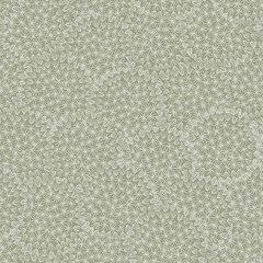 Vector Overlapping Dandelion Seed Heads on Sage Green Seamless Repeat Pattern. Background for textiles, cards, manufacturing, wallpapers, print, gift wrap and scrapbooking.