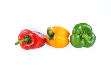  pepper isolated on white background