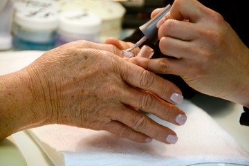 Obraz na płótnie Canvas painting nails