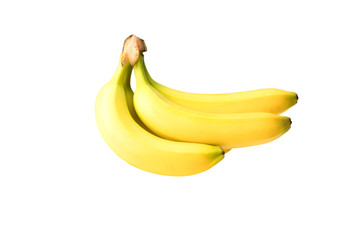 banana on white background isolated