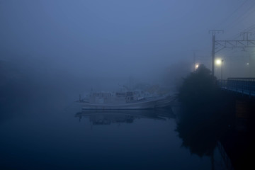霧の運河