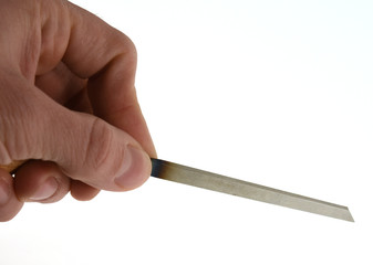 hand with graver