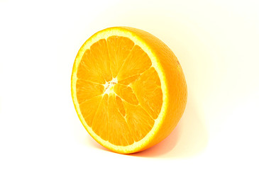 Excellent, beautiful, healthy citrus fruits on a white background.