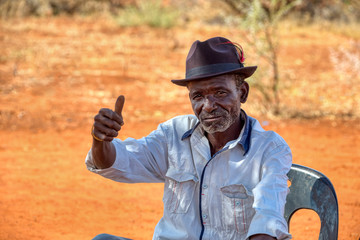 African old man