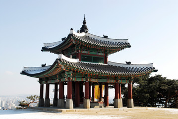 Suwon Hwaseong Fortress is a castle built during the Joseon Dynasty.