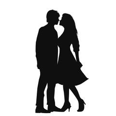 Romantic Couple Silhouette