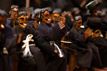 Dolls made of Maximón wood - Mayan religion and Guatemalan culture