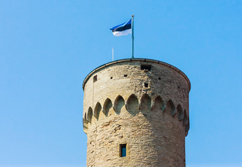 Pikk Hermann Tower, part of Toompea Castle, Old Town, Tallinn, Estonia