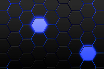  hexagon background and texture. 