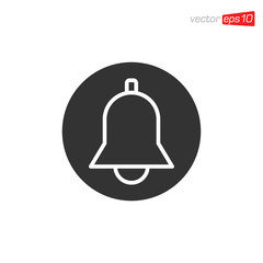 Bell Notification Icon Design Vector