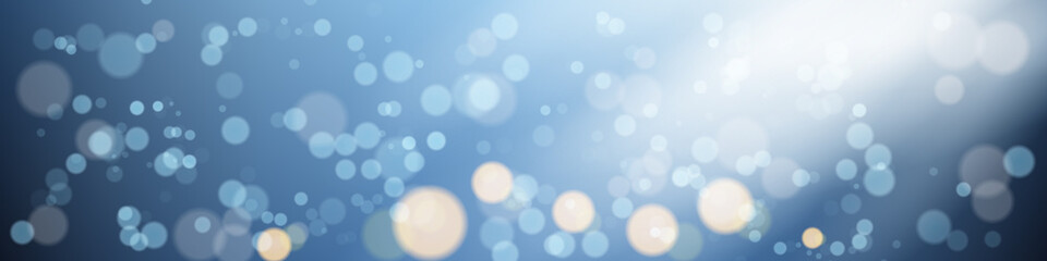 Fototapeta premium Winter Celebration Bokeh Computational Generative background illustration