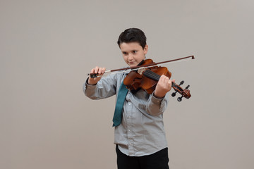 Middle School Student Playing Viola