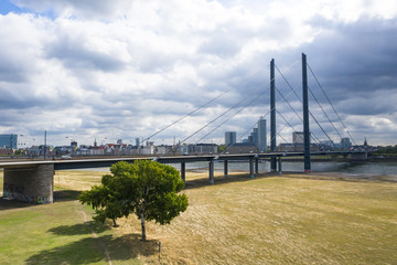 Rheinufer in Düsseldorf - Germany