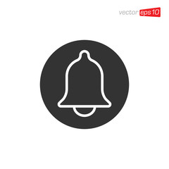 Bell Notification Icon Design Vector