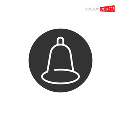 Bell Notification Icon Design Vector