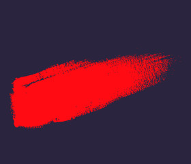 Farbstrich auf dunlkem Hintergrund.