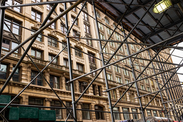 Scaffolding in New York
