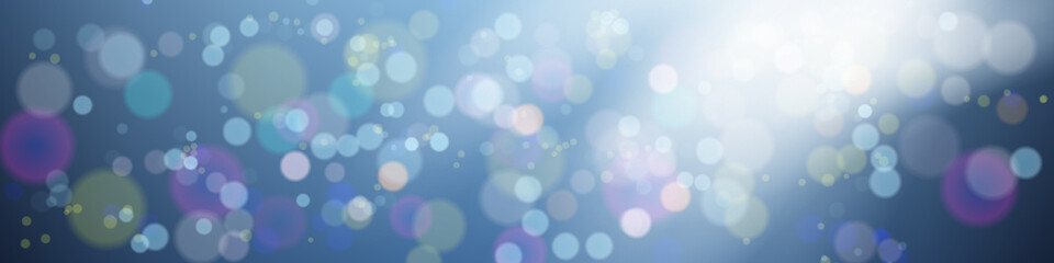 Fototapeta premium Winter Celebration Bokeh Computational Generative background illustration