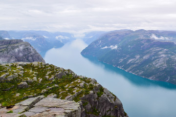 Obraz premium Prekestolen or Pulpit Rock.