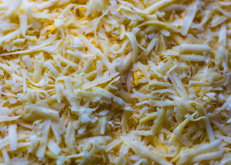 closeup of cheese and egs 