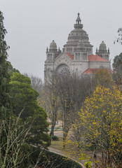 Santa Luzia Cathedral in Viana do Castelo, Minho, Portugal.