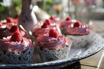 Cupcakes bei einer Hochzeit