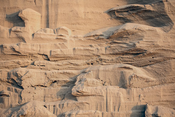 Wall of sand
