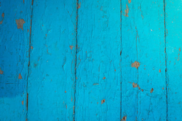 background of old painted cracked boards. background and texture