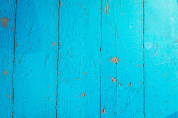 background of old painted cracked boards. background and texture