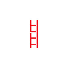Ladder icon logo symbol design inspiration vector template