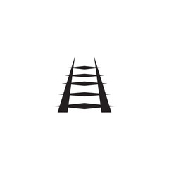Ladder icon logo symbol design inspiration vector template