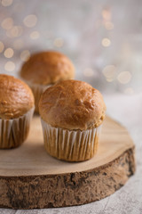 Muffins sur table