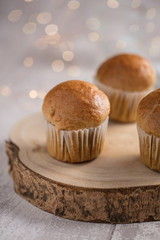 Muffins sur table