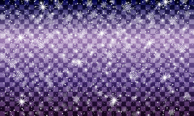 Falling snow background. Vector illustration