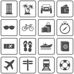 Fototapeta premium tour and travel icon vector design symbol