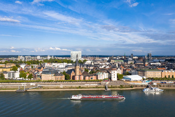 Rheinufer in Düsseldorf - Germany